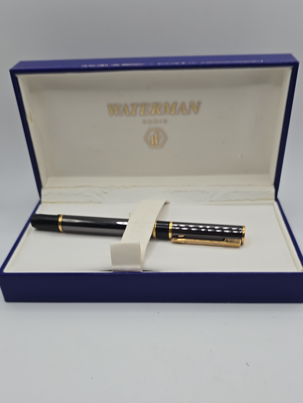 Waterman Black & Gold Fountain Pen